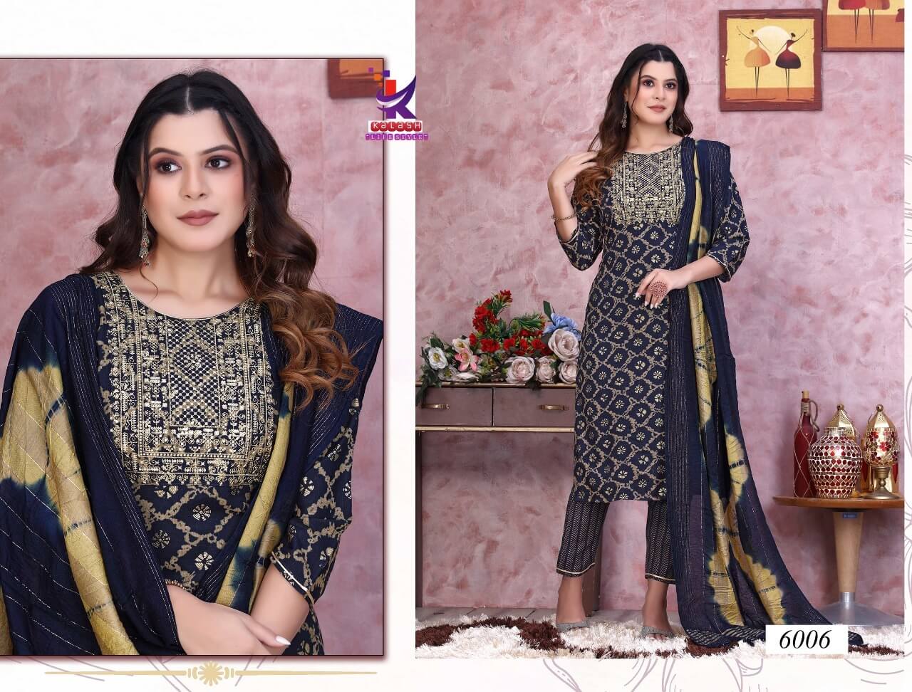 Kalash Freesia Ethnic Wear Designer Wholesale Readymade Salwar Suits
